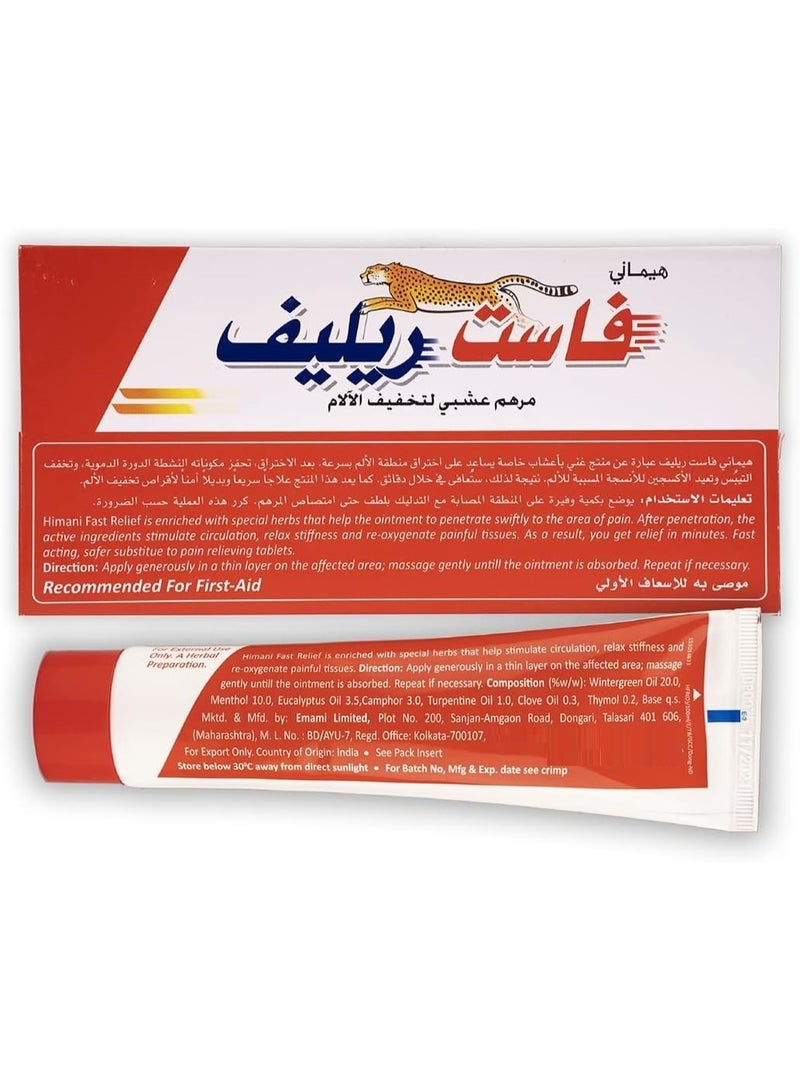 Himani Fast Relief Herbal Pain Relief Ointment 50 G - Image 2